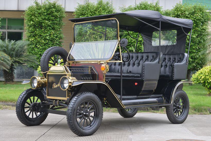 historical ford t car golf cart for sale 4 seats without doors cheap version of a vintage golf cart